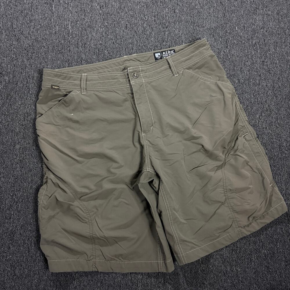 Vintage Y2k Kuhl Outdoors Hiking Athletic Mountain Green Shorts Men's 40